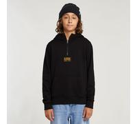 G-STAR Kids Unisex Hooded Zip Sweatshirt Schwarz 8 dark black D24993-01-6484-8