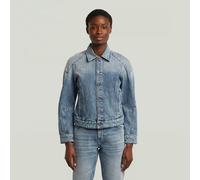 Outdoorjacke G-STAR "Kitoh 3D Jacke", Damen, Gr. S, vintage indigo apex, Obermaterial: 100% Baumwolle, Jacken Outdoorjacke (54255916-S) vintage indigo apex