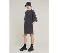 Sweatkleid G-STAR "Balloon Loose Sweater Kleid", Damen, Gr. S, Normalgrößen, dk schwarz marble gd, Obermaterial: 96% Baumwolle, 4% Elasthan, Kleider Sweatkleid (19481711-S) dk schwarz marble gd