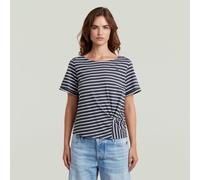 G-STAR Knot T-Shirt Mehrfarbig XXL india ink/milk stripe D26224-C339-J211-XXL