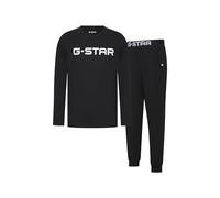 G-Star Pyjama STONE – Herren, langärmelig T-Shirt & Hose, schwarz, 95% Baumwolle/5% Elasthan – XL