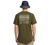 G-STAR Lash Back Graphic T-Shirt Grün XL shadow olive D26043-C372-B230-XL