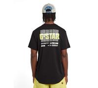 G-star Lash Back Gr Kurzarm-t-shirt S Dark Black