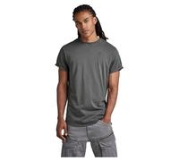 G-STAR RAW T-Shirt Lash Herren Regular Fit Schwarz 100% Baumwolle mit Logo-Print Größe L