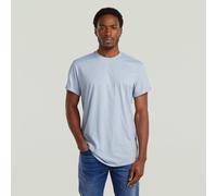 T-Shirt G-STAR "Lash", Herren, Gr. XL, lt wave, Jersey, Obermaterial: 100% Baumwolle, unifarben, normal hüftbedeckend, Rundhals, Umschlagsaum krempelbar, Shirts T-Shirt, mit kleinem Logodetail (503112