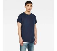 T-Shirt G-STAR "Lash T-Shirt", Herren, Gr. M, blau (sartho blau), Obermaterial: 100% Baumwolle, Shirts T-Shirt (24407546-M) sartho blau