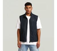 G-STAR Lightweight Summer Weste Dunkelblau M salute D28987-A790-C742-M