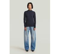 G-star A Line Slim Fit Langarm-t-shirt Mit Stehkragen