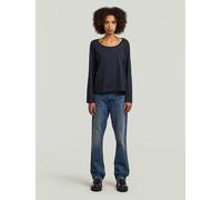G-STAR Scoop Neck Long Sleeve T-Shirt Dunkelblau S salute D30229-336-C742-S