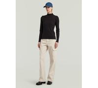 G-star A Line Slim Fit Langarm-t-shirt Mit Stehkragen