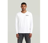 G-Star Longsleeve in Weiß - Größe XXL | Herrenshirts