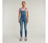 G-STAR Lynn High Waist Skinny Overall Mittelblau 23 faded neptune blue D14425-6550-C571-23