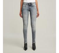 G-Star RAW Skinny-fit-Jeans Lynn Mid Waist Skinny, mit Elasthan-Anteil 28, Länge 30 grau Damen Röhrenjeans Jeans 28, Länge 30 grey