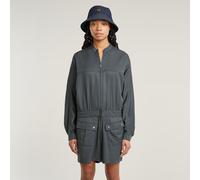 G-STAR Macro Balloon Playsuit Grau M petrol D26543-D521-860-M