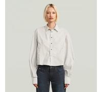 G-star Macro Balloon Langarmhemd M Dark Olive Bold Stripe