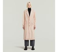 Outdoorjacke G-STAR "Macro Coat", Damen, Gr. S, peach puree gd coated, 25% Baumwolle (Recycled), Jacken (98654618-S) peach puree gd coated