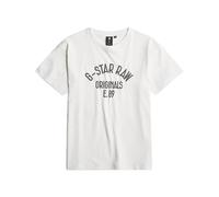 G-Star Madchen Kids T-Shirt Originals 89, Weiß (Buff D24985-01-1358), 6