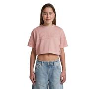 G-STAR Girls Boxy Cropped T-Shirt Pink 16 burnished lilac D29659-01-H872-16