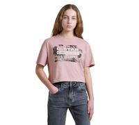 G-STAR Girls Cropped Relaxed T-Shirt Pink 14 burnished lilac D29694-01-H872-14