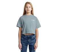 G-STAR Girls Cropped Relaxed T-Shirt Hellblau 12 light wave D29721-01-599-12