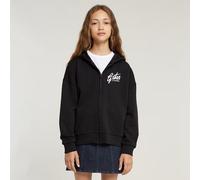 G-STAR Mädchen Hoodie Zipp Brushed Schwarz 14 dark black D25851-01-6484-14