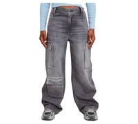 G-STAR Mädchen Mega Denim Cargo Grau 14 sun faded glacier grey D25956-01-C464-14