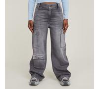 G-STAR Mädchen Mega Denim Cargo Grau 10 sun faded glacier grey D25956-01-C464-10