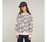 G-STAR Mädchen Sweatshirt Unbrushed Beige 12 eggnog D25855-01-G076-12