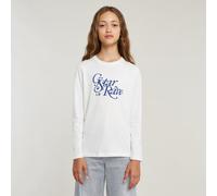 G-Star Longsleeve in Weiß - Größe 116 | Kinder Longsleeves