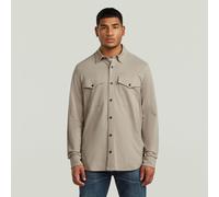 G-Star - Marine jersey shirt l\s elephant skin - Gr. - XXL