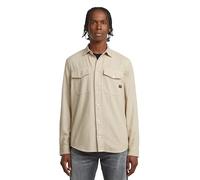 G-Star Herrenhemd Marine Slim Beige D24963-D454-D848 50% Baumwolle Größe L