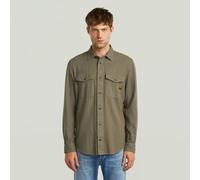 G-STAR Marine Slim Hemd Braun XS turf D24963-D454-C982-XS