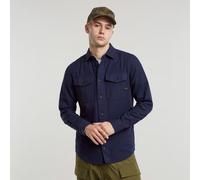 G-STAR RAW Herren Marine Slim Hemd, Blau (Sartho Blue gd D24963-D454-B597), XL