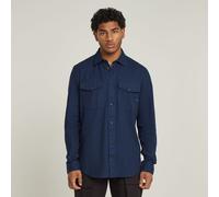 G-STAR Marine Slim Hemd Mehrfarbig S imperial blue gd rain camo D24963-D954-H170-S