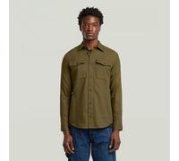 G-STAR Marine Slim Hemd Mehrfarbig XXL deep brown/dark olive oxford D24963-C290-H523-XXL
