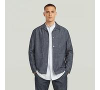 G-Star RAW Relaxed Fit Hemdjacke in Denim-Optik Modell 'Marseille' in Dunkelblau, Größe L