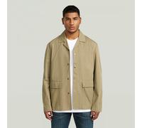 Jackenblazer G-STAR "Marseille Blazer", Damen, Gr. XL, safari, Obermaterial: 100% Baumwolle, Blazer (87917546-XL) safari