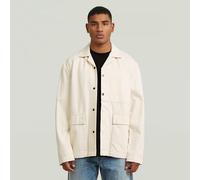 Jackenblazer G-STAR "Marseille Blazer", Damen, Gr. XXL, rinsed, Obermaterial: 75% Baumwolle, 25% Baumwolle, Blazer (34444302-XXL) rinsed