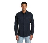 G-STAR Men's Dakota Slim Shirt, Size: XS, Color Blue