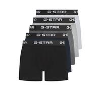 G-Star Boxershorts MAIZE Trunk 5er-Pack – 95% Baumw./5% Elasthan – Herren M weiß/grau/schwarz
