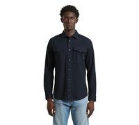 G-Star Hemd Marine Slim Herren Langarm Dunkelblau Gr. M (salute D24963-D454-D418-M)