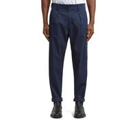 G-STAR Men's Pleated Chino Relaxed Tapered Pants, Blue, 34 W/32 L
