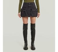 G-STAR Mini Cargo Rock Schwarz 32 worn in black obsidian D27703-D772-G756-32