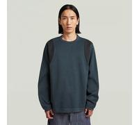 Kurzarmpullover G-STAR "MN Loose Sweatshirt", Herren, Gr. XS, legion blau, Obermaterial: 100% Baumwolle, Pullover (23773446-XS) legion blau