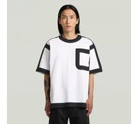 G-STAR MN New Icon Oversized T-Shirt Weiß S white D27773-E208-110-S