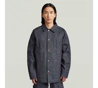 Outdoorjacke G-STAR "MN Selvedge Jacke", Damen, Gr. XL, raw denim, Obermaterial: 100% Baumwolle, Jacken Outdoorjacke (30146210-XL) raw denim
