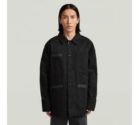 Outdoorjacke G-STAR "MN Selvedge Jacke", Herren, Gr. M, raw denim, Obermaterial: 100% Baumwolle, Jacken Outdoorjacke (10336918-M) raw denim