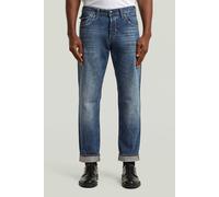 5-Pocket-Jeans G-STAR "Morry FWD Regular Tapered Selvedge Jeans", Herren, Gr. 28, Länge 32, faded pacific, Obermaterial: 100% Baumwolle, Jeans 5-Pocket-Jeans (97202327-28) faded pacific