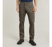 Chinohose G-STAR "Mosa Straight Chino", Herren, Gr. 31, Länge 32, gs grau, Obermaterial: 97% Baumwolle, 3% Elasthan, Hosen Chinohose (93721905-31) gs grau