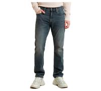 Straight-Jeans G-STAR "Mosa Straight", Herren, Gr. 32, Länge 34, schwarz (antic sand blast), Denim/Jeans, Obermaterial: 99% Baumwolle, 1% Elasthan, straight fit normal, Jeans Straight-Jeans, mit helle
